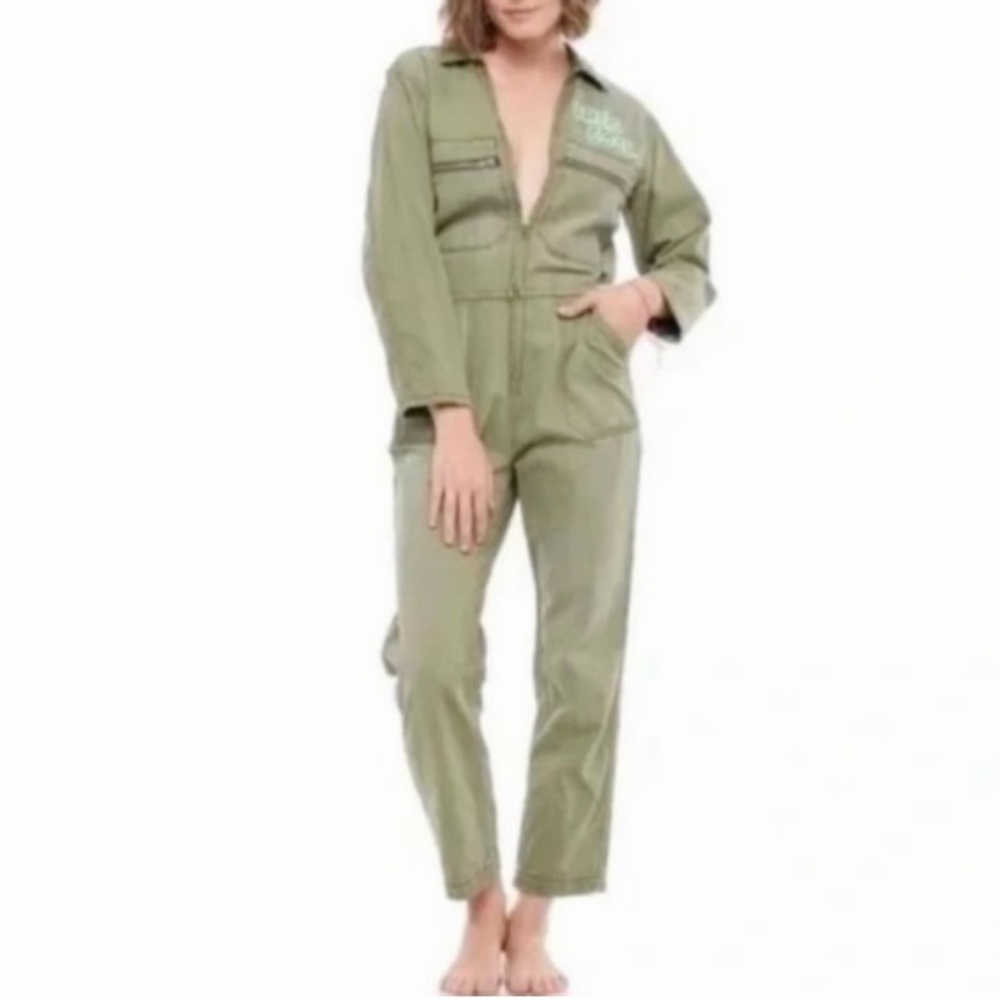 ✨Brand New w Tags✨Sandrine Rose x Free People✨ Tres Cool Front Zip Jumpsuit - XS